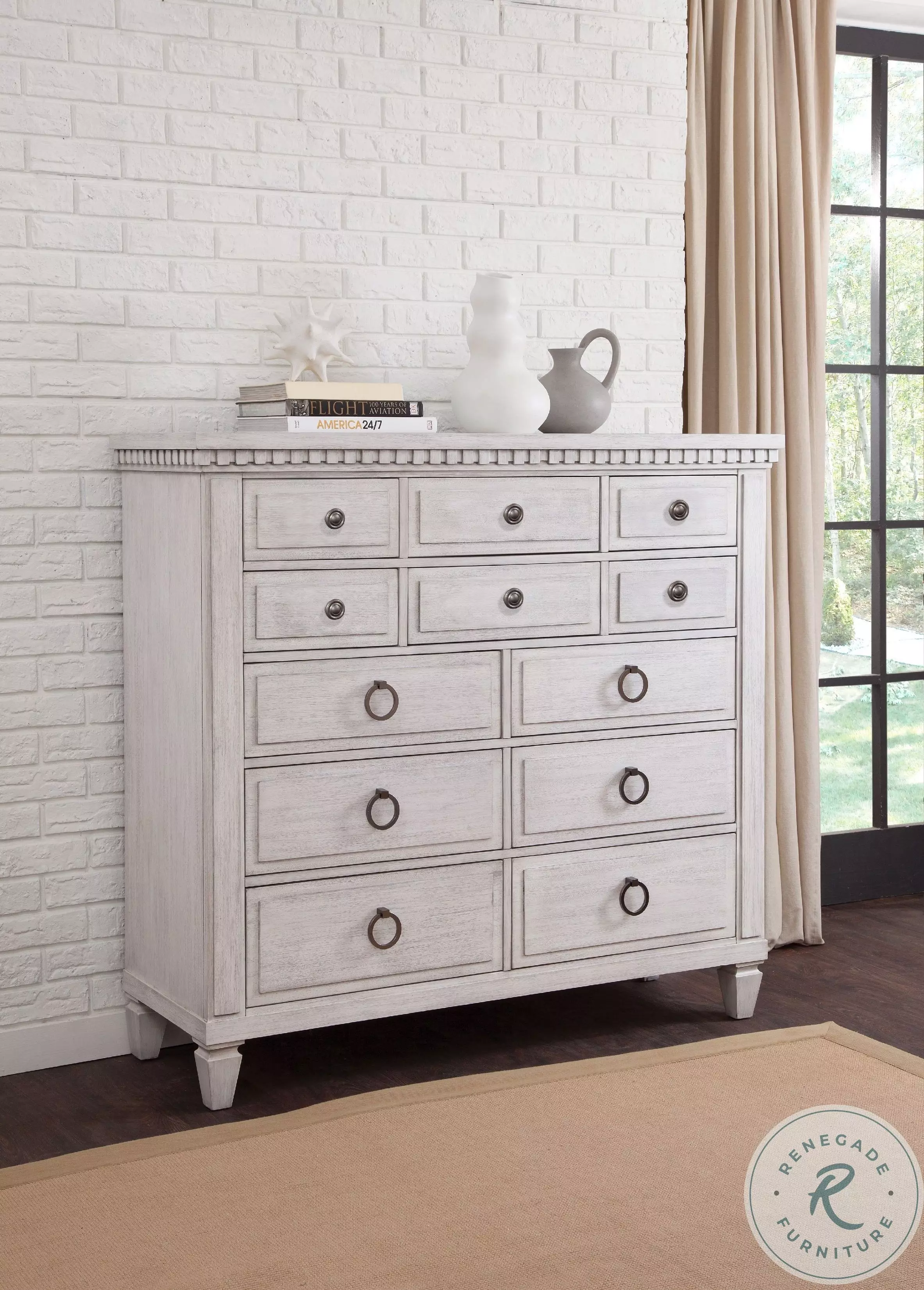 Salter Path White Grain Gentlemens Chest From Home Gallery Stores