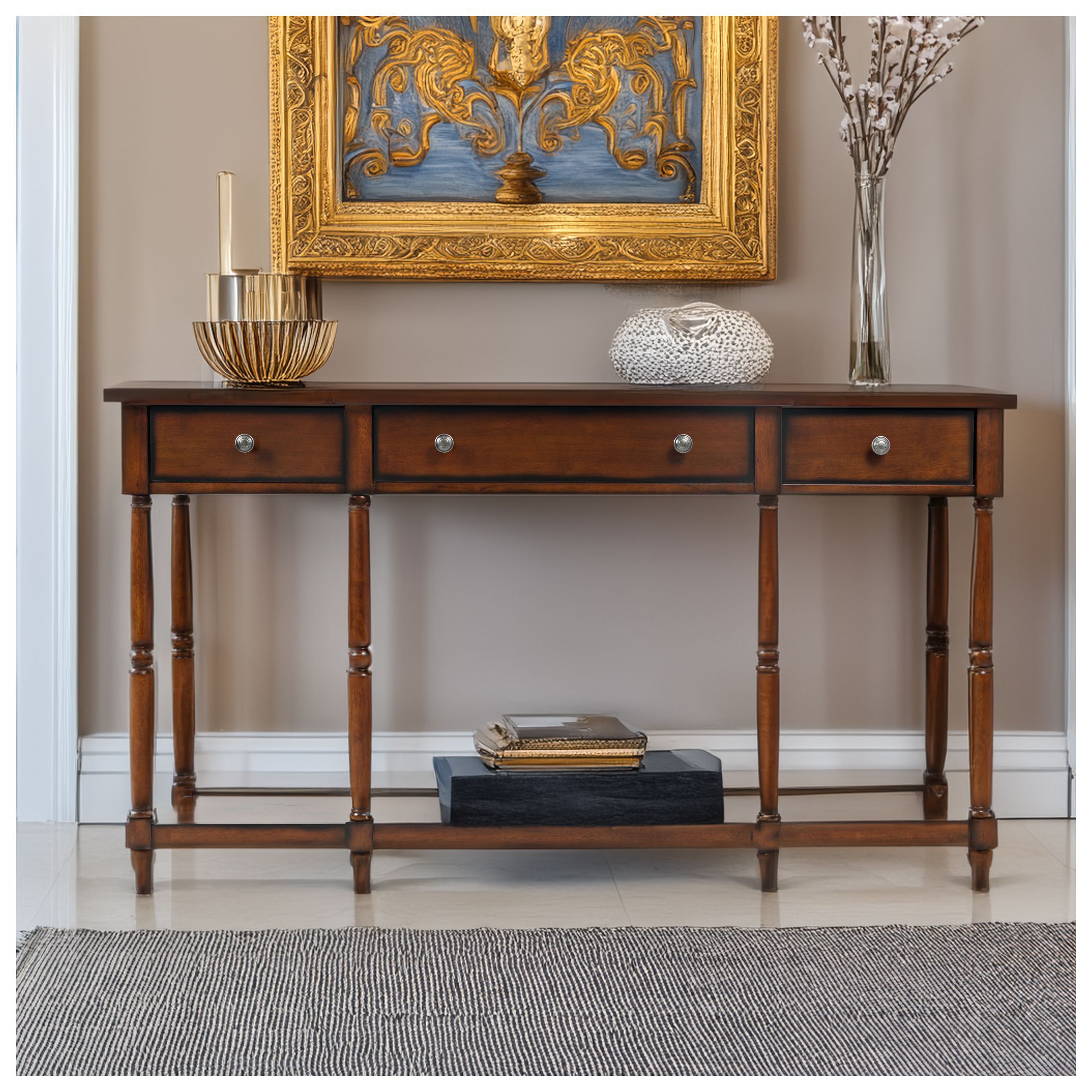 Stately Home Antique Mahogany Sofa Table From Home Gallery Stores