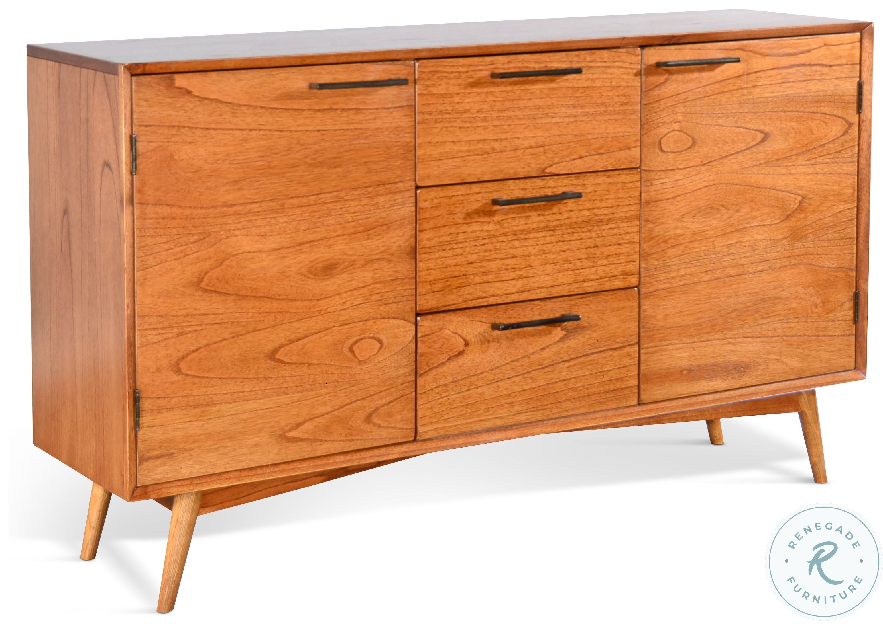 Cinnamon Mindi Medium Brown 2 Door Server from Luna Grove