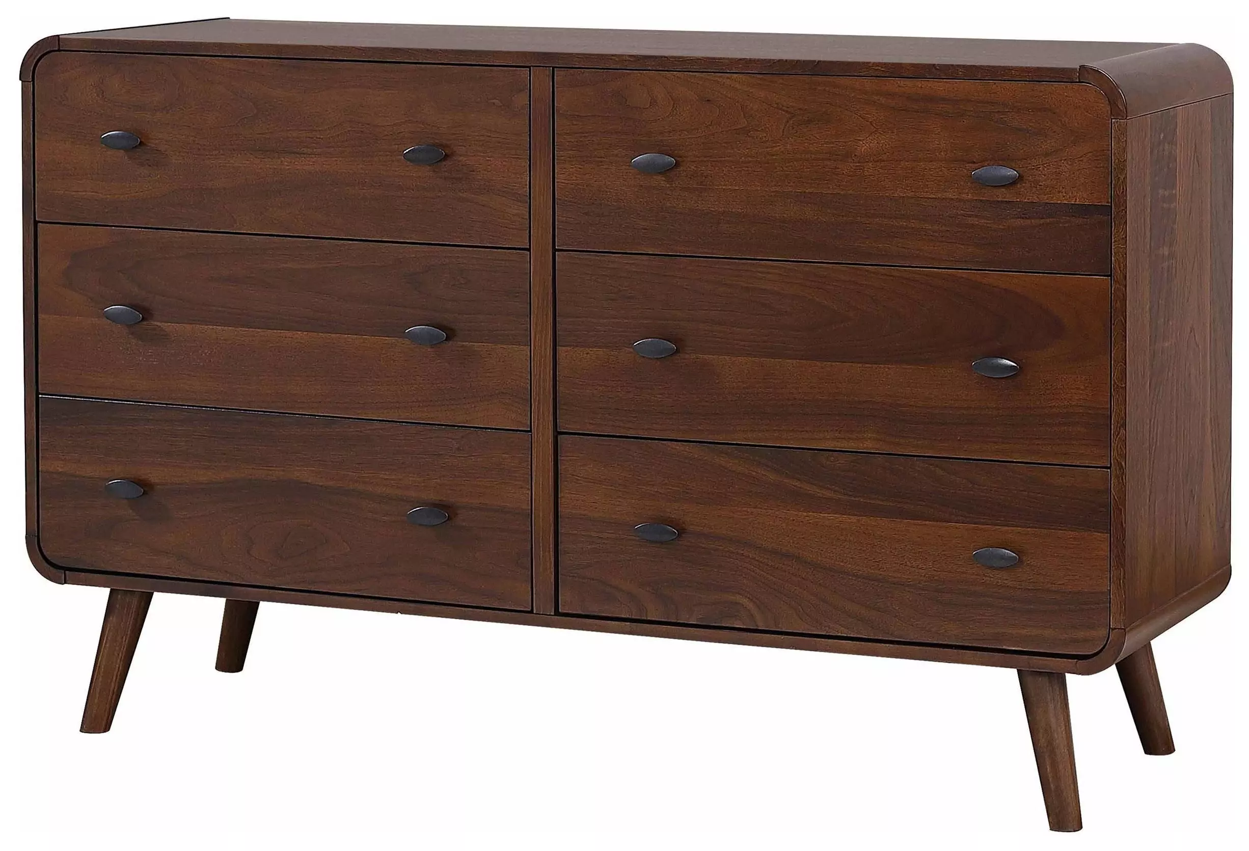 black walnut dresser Solid wood dresser, Black walnut wave and recessed pulls add a touch of elegance Cascade Rustic Walnut Dresser
