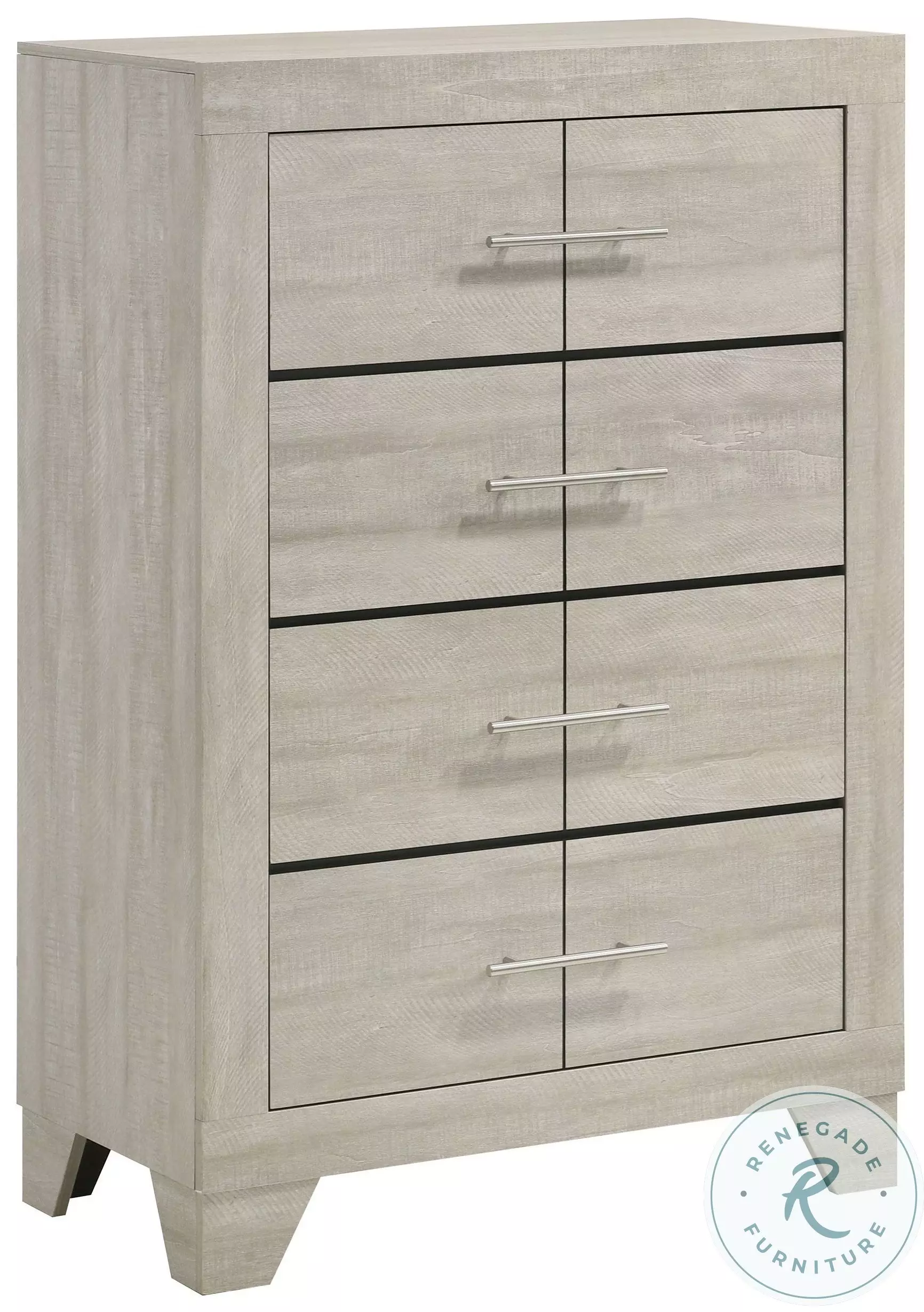 Trenton Rustic Cream 4 Drawer Chest From Coaster Furniture | Home