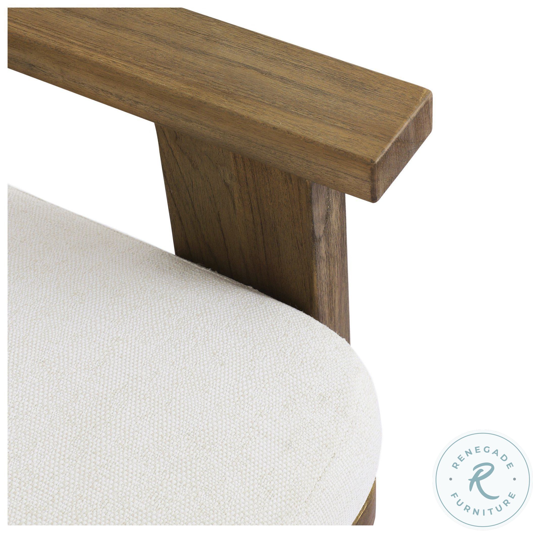 Tahana Alessi Linen Performance Fabric Outdoor Dining Armchair