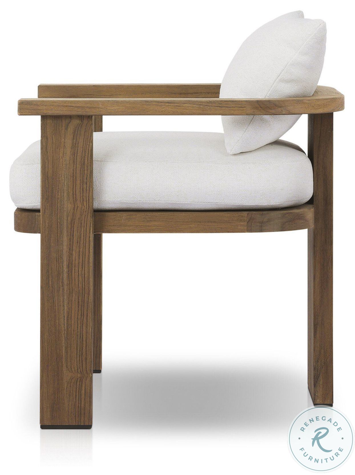 Tahana Alessi Linen Performance Fabric Outdoor Dining Armchair