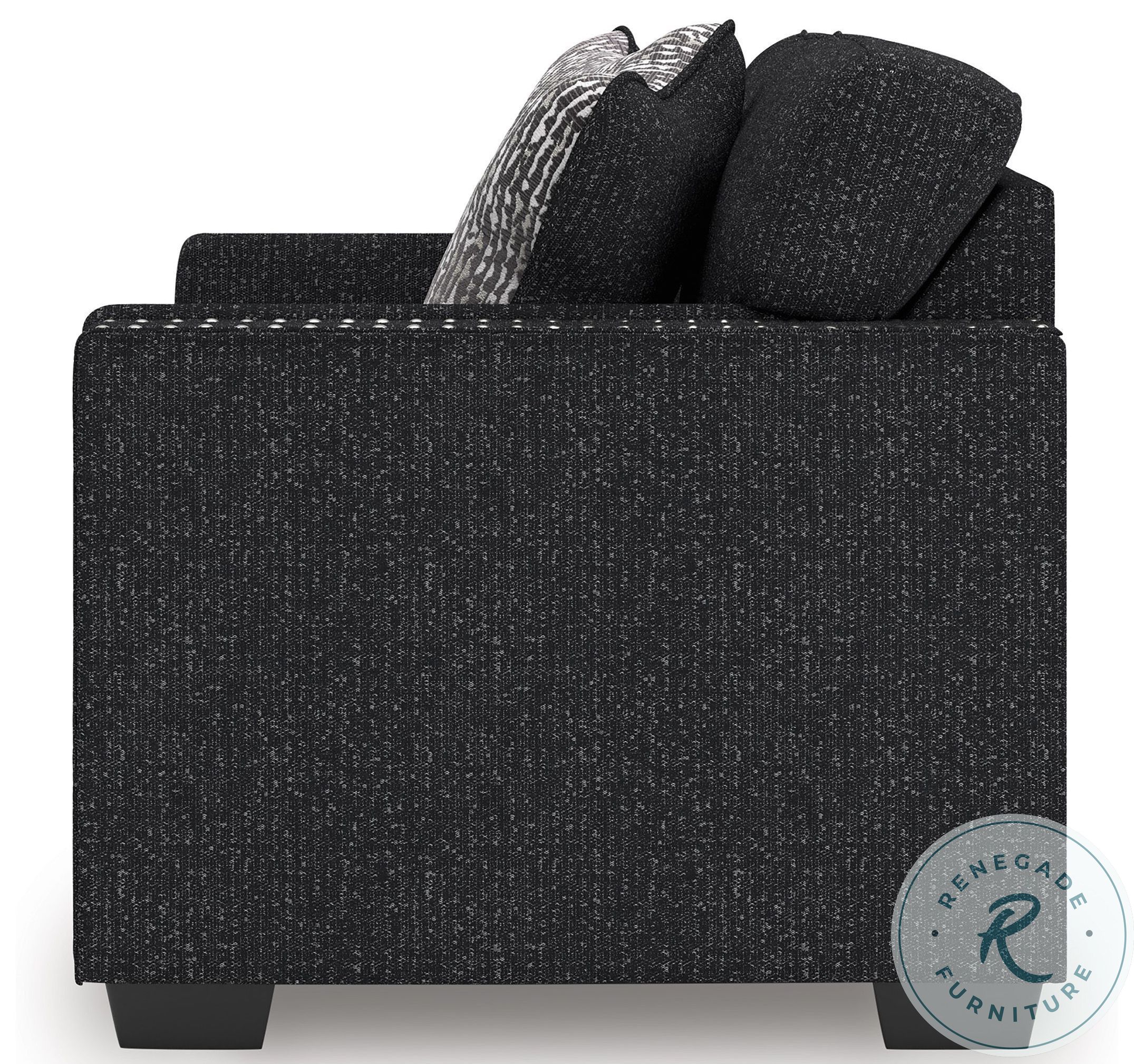 Jasmine Peaks Coal Loveseat From Ashley Furniture | Home Gallery