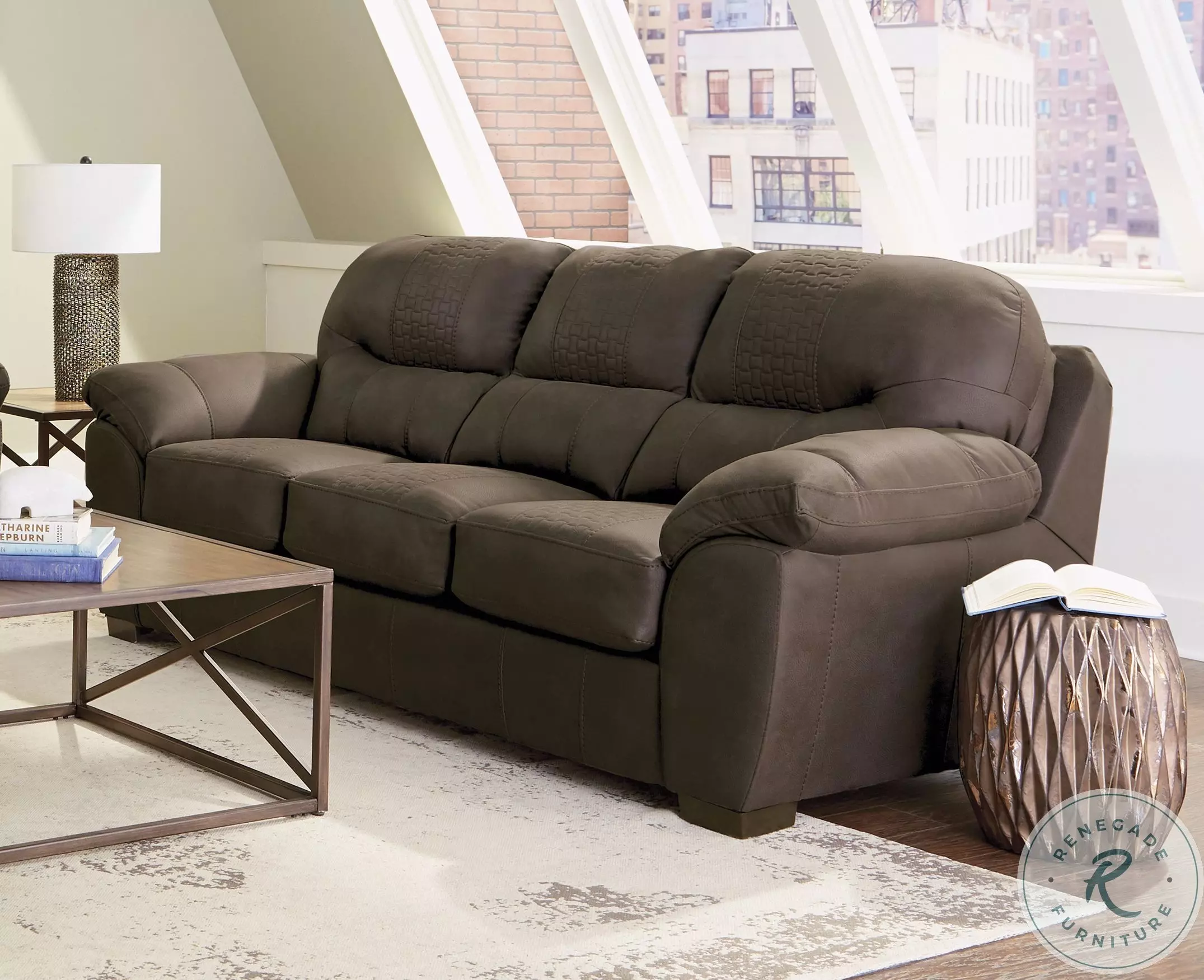 Legend Chocolate Sofa From Home Gallery Stores | Home Gallery Stores