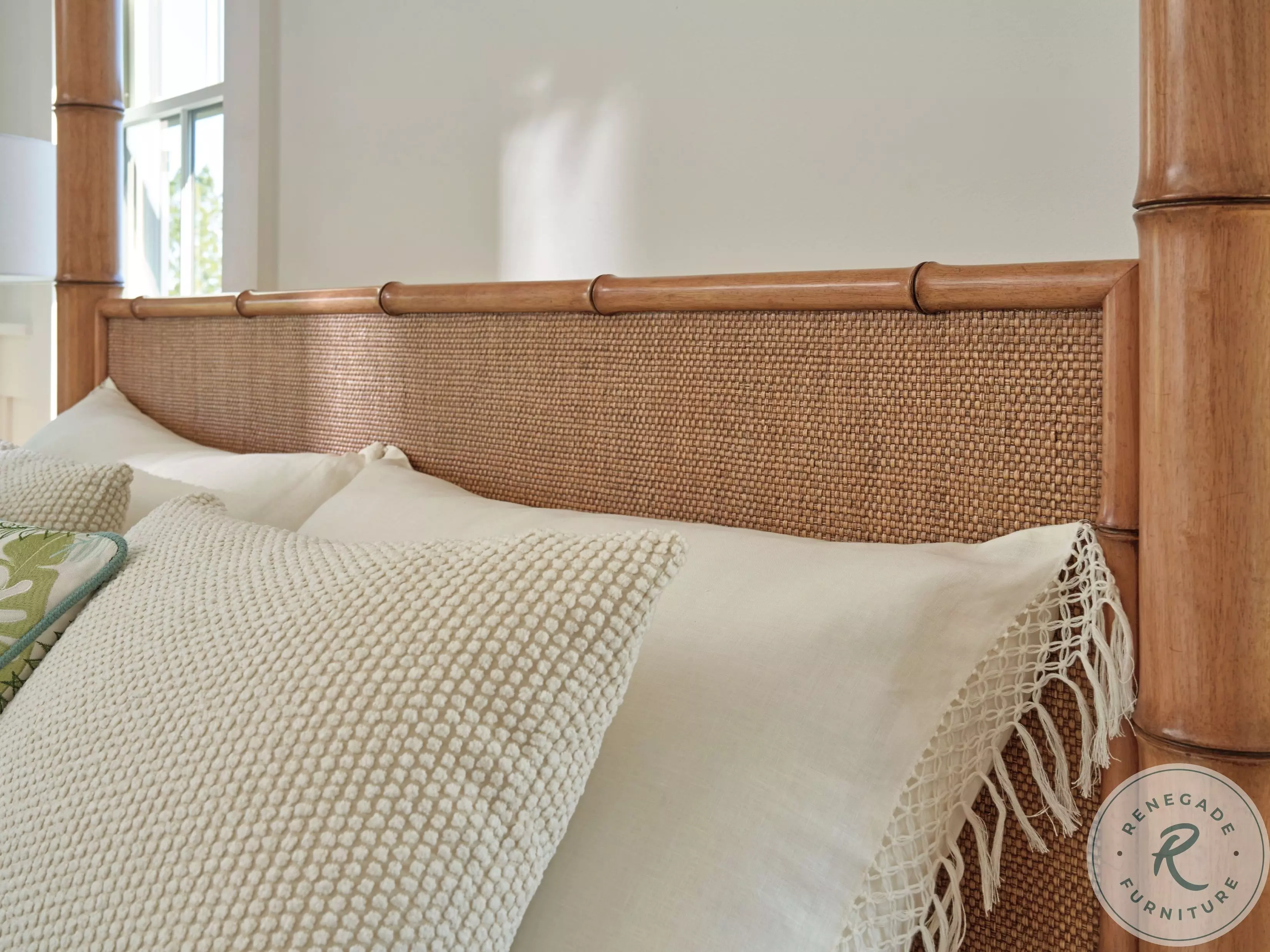 Key Biscayne Light Driftwood Islandia Canopy Bedroom Set from