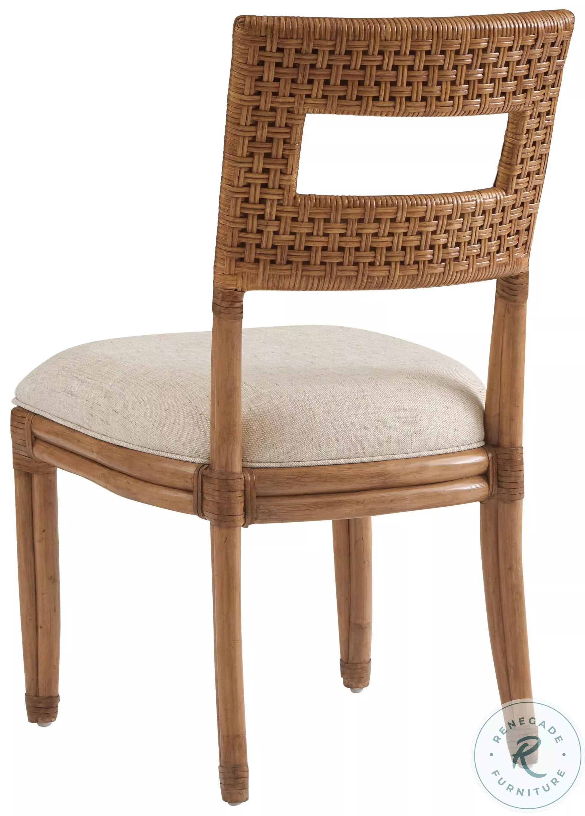 Key Biscayne Light Driftwood Delano Woven Side Chair From Tommy