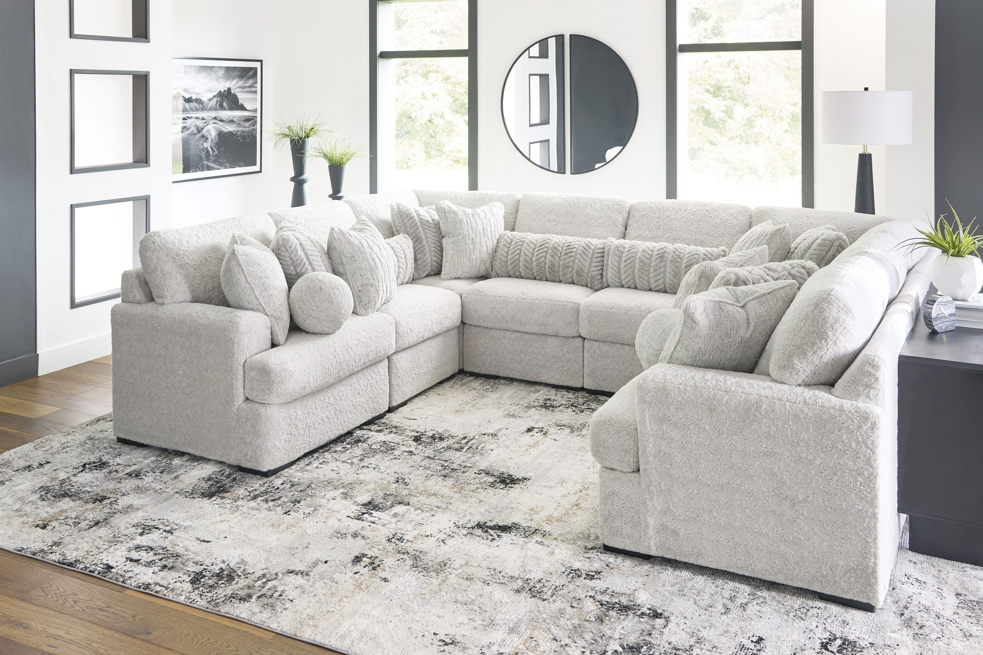 Cuddlesome Arctic Modular Sectional From Home Gallery Stores