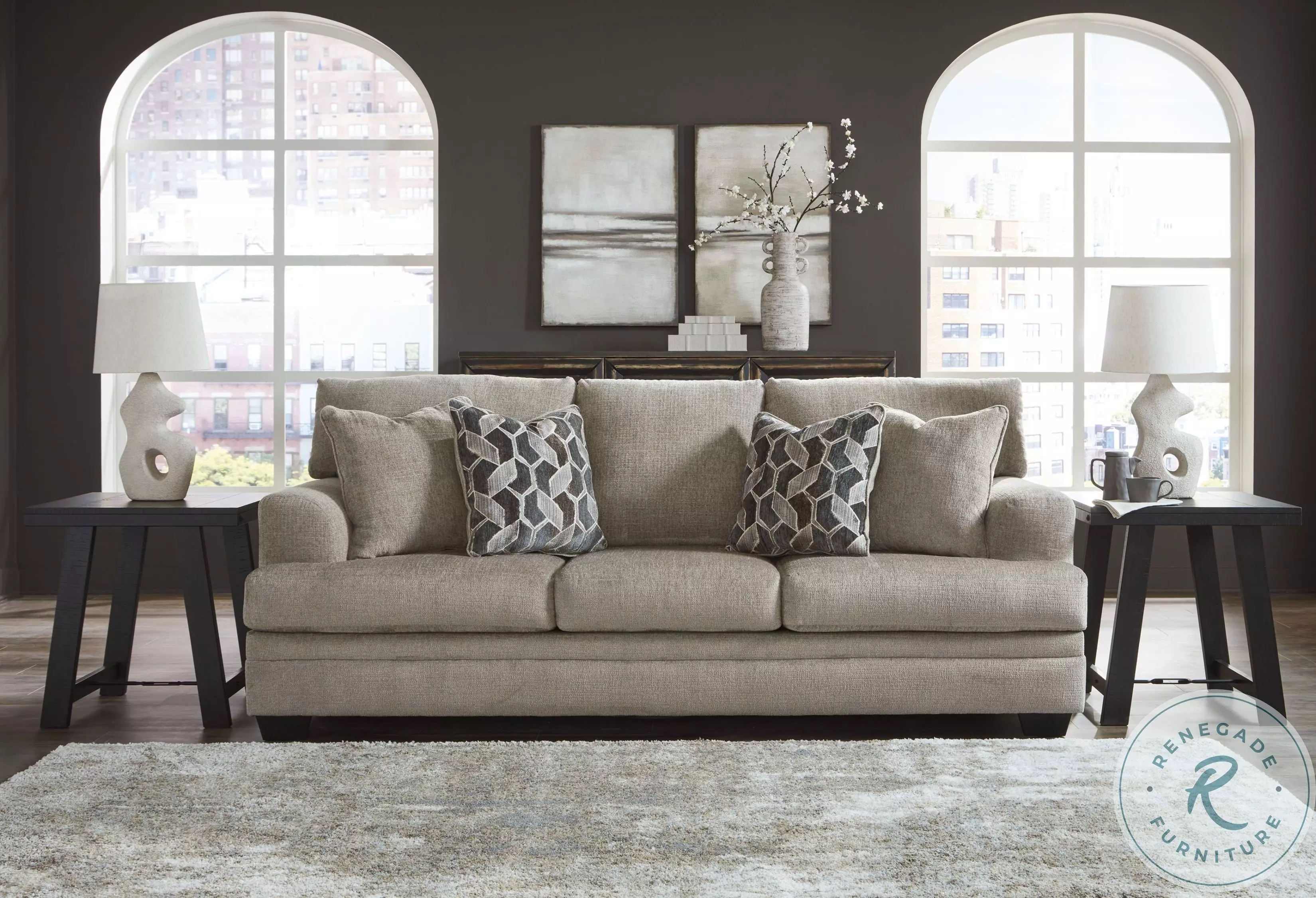 Stonemeade Taupe Sofa From Home Gallery Stores | Home Gallery Stores