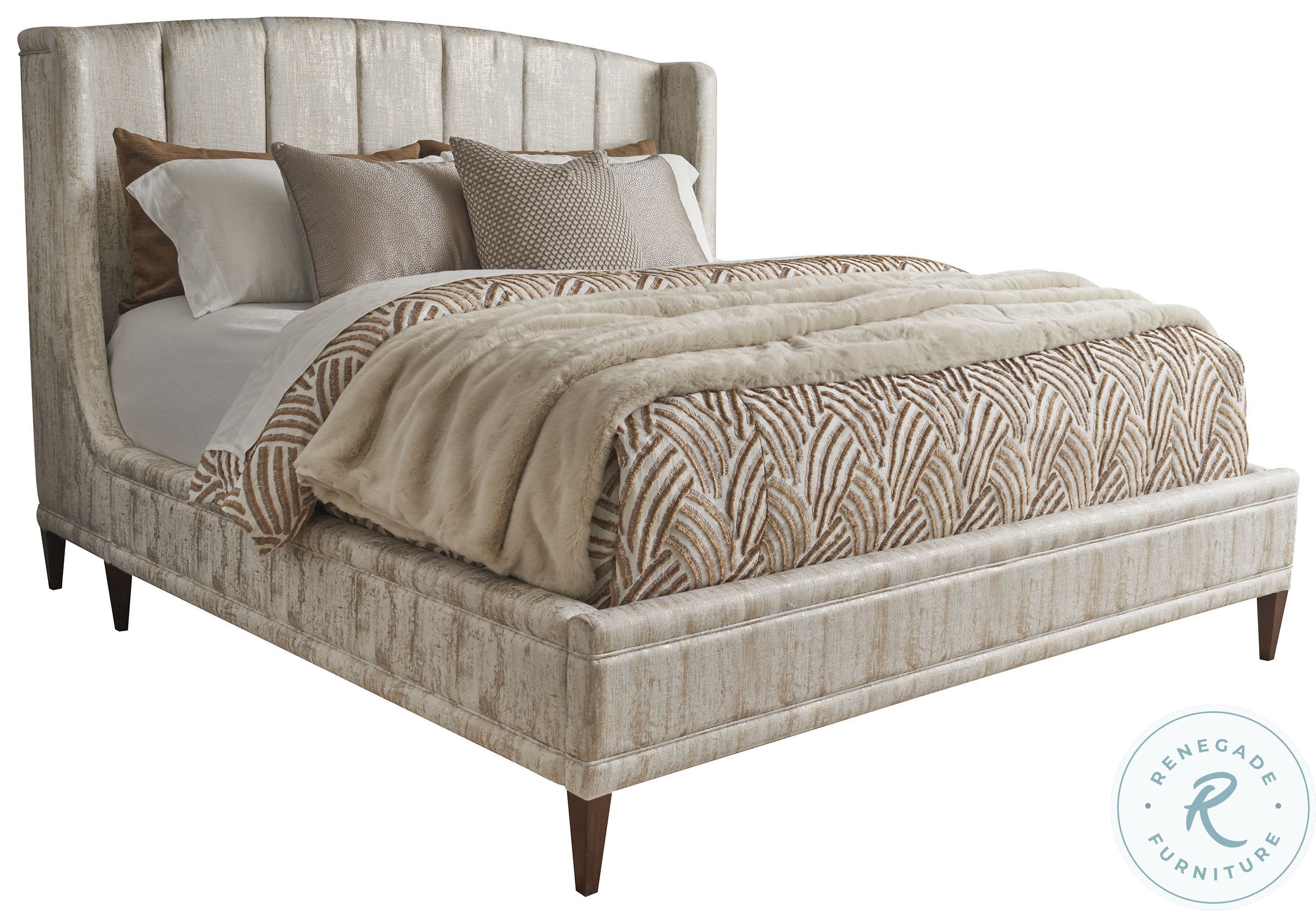 Rendezvous Biscayne Performance Fabric Upholstered Savoy Bedroom