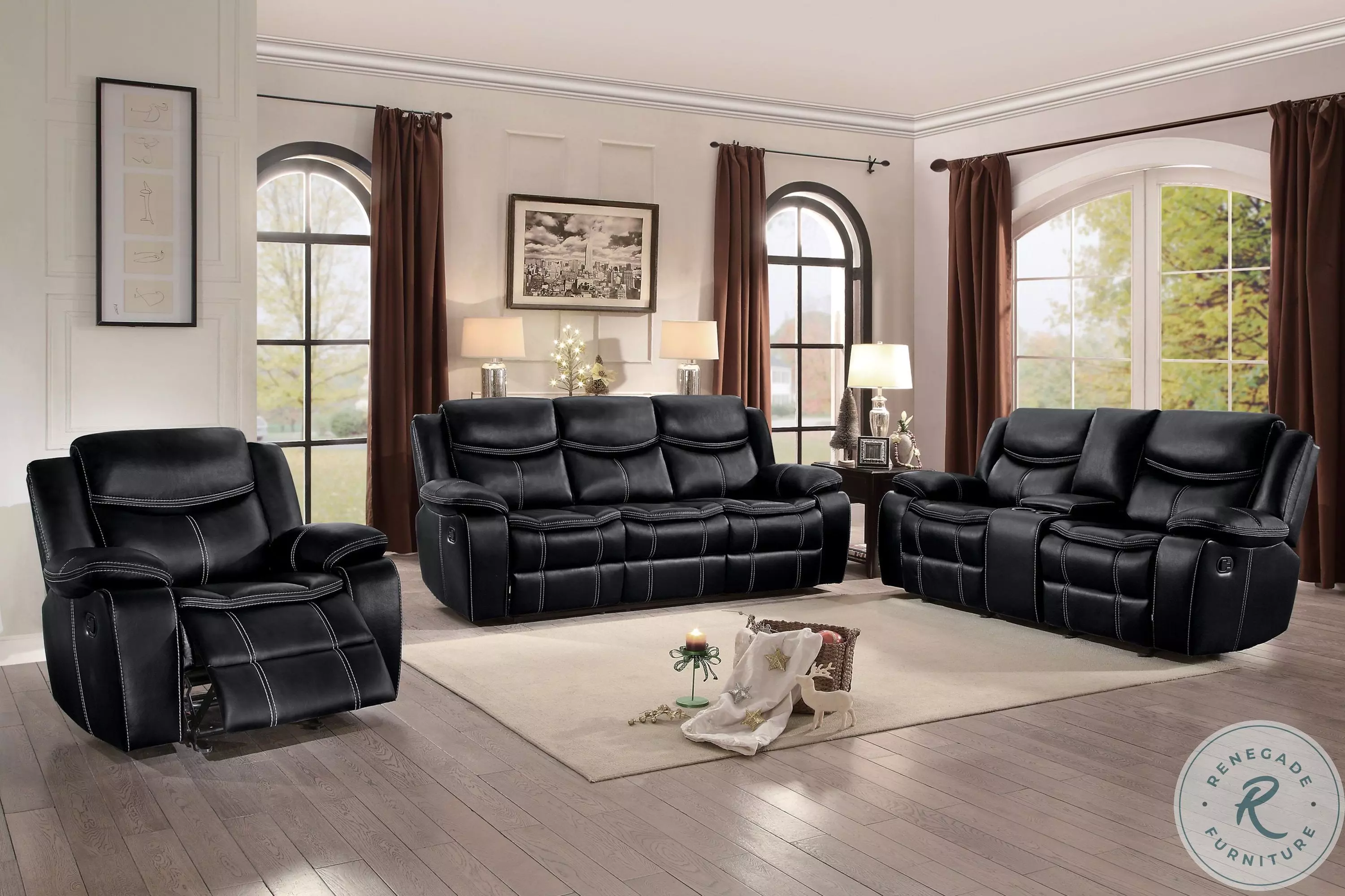 BIO SLIM SUPPORTER 5個セット　サポーター黒2セット Bastrop Black Double Reclining Living Room Set From Home Gallery