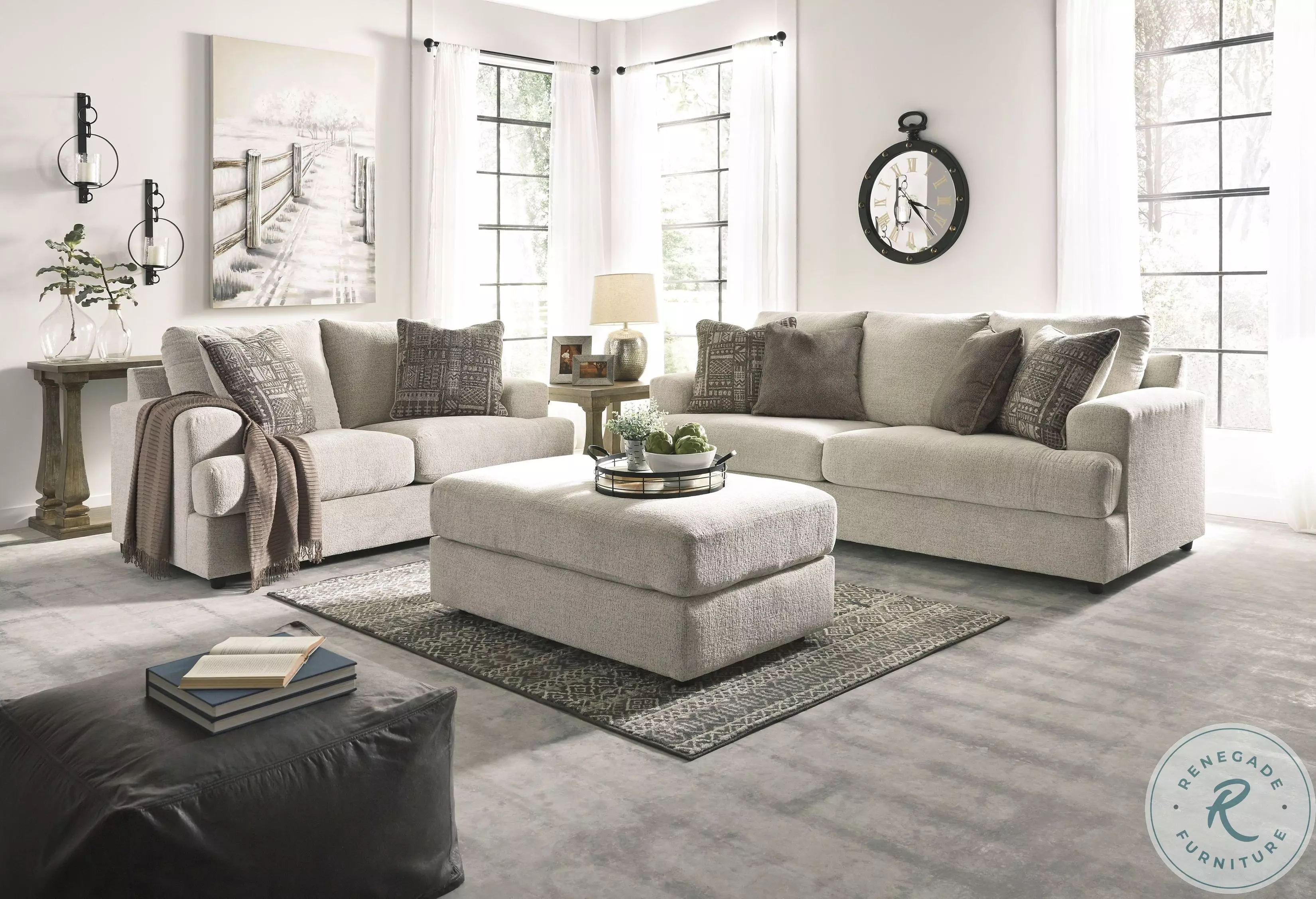 Ashley Furniture 天然大理石オブジェ Soletren Stone Sofa From Home Gallery Stores | Home Gallery Stores