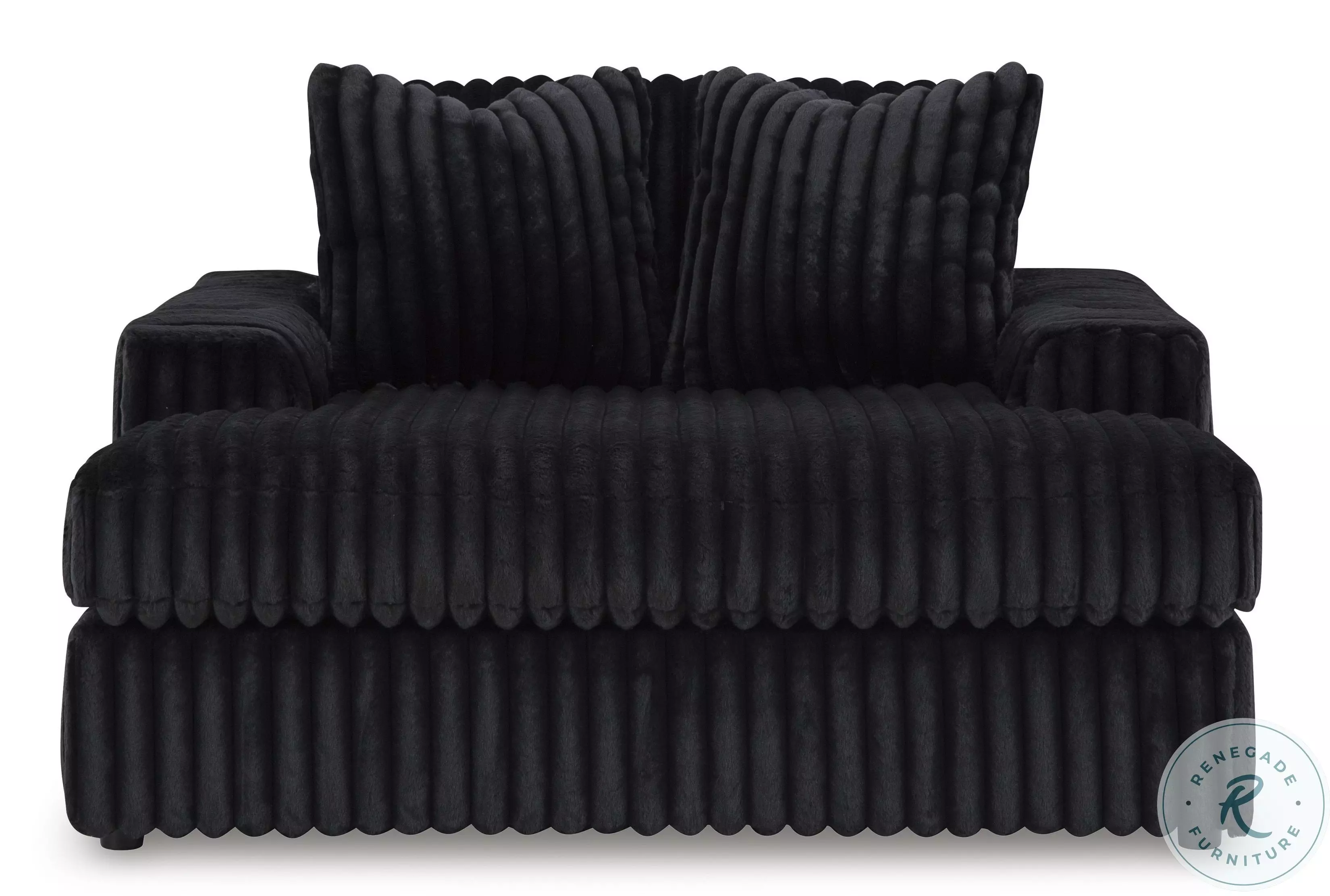 米寿 Midnight Madness Chocolate Oversized Chaise From Home Gallery