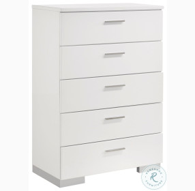 Felicity Gloss White Chest