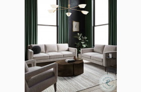 Luna Beige Tweed Living Room Set