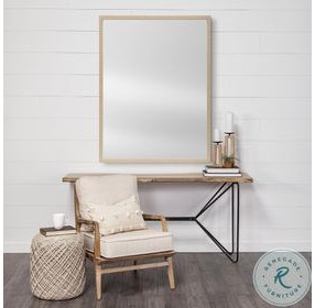 Bristol Tan Plain 30" Mirror