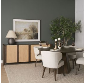 Bondi Dark Brown 4 Door Sideboard