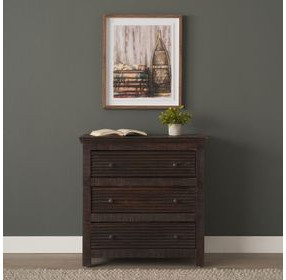 Rhett Medium Brown 3 Drawer Cabinet