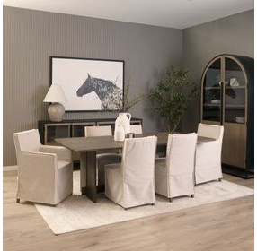 Sloan Light Brown and Black 4 Door Sideboard
