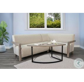 Curve Point Natural 48" Round Dining Table