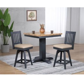 Autumn Winds Beige Mission Back Swivel Counter Height Stool