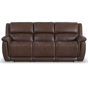 Beau Dark Sable Brown Zero Gravity Power Reclining Living Room Set