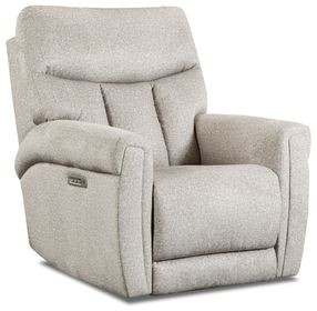 Sutton Tweed Zero Gravity Triple Power Recliner with USB Charging