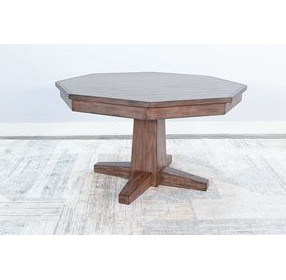 Velden Hollow Natural 53" Reversible Game and Dining Poker Table