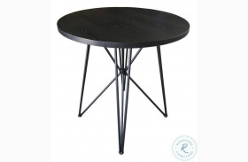 Rennes Black And Gunmetal Counter Height Dining Table