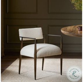 Waldon Charter Oatmeal Performance Fabric Dining Chair