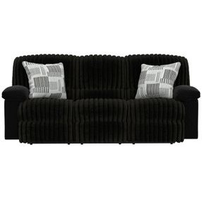 Comet Black Lay Flat Reclining Living Room Set
