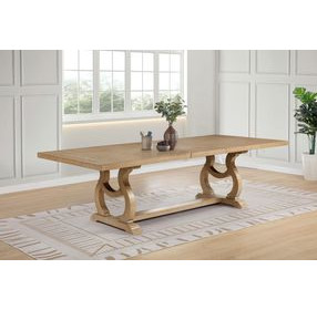 Brockway Barley Brown Extendable Rectangular Dining Table