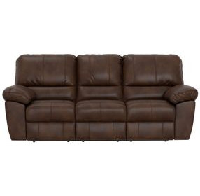 Stetson Walnut Lay Flat Reclining Living Room Set