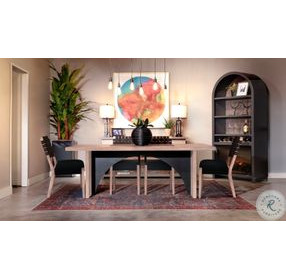 Ember Grace Brown 84" Rectangular Dining Table