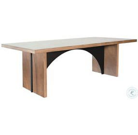 Ember Grace Brown Arch Rectangular Dining Room Set
