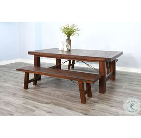 Villa Rosso Vintage Mocha 72" Dining Bench