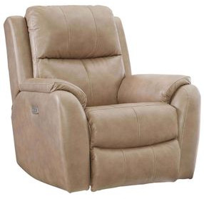 Marquis Impact Leather Vintage SoCozi Power Headrest Rocker Recliner