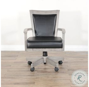 Elmcrest Alpine Gray Game Chair with Casters
