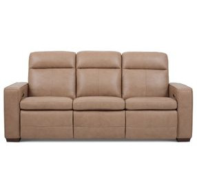 Dutch Desert Tan Leather Zero Gravity Power Reclining Living Room Set