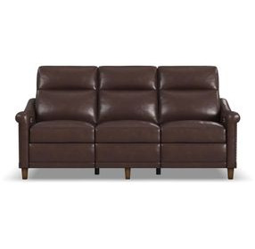 Elizabeth Brunette Brown Leather Power Reclining Living Room Set