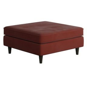 Bella Rouge Square 18" Cocktail Ottoman