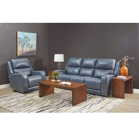 Oasis Storm Leather 83" Zero Gravity Power Reclining Sofa with USB Charging and Heat Massage