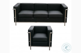Cour Italian Leather Living Room Set