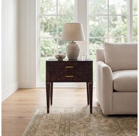 Kai Dark Burl End Table