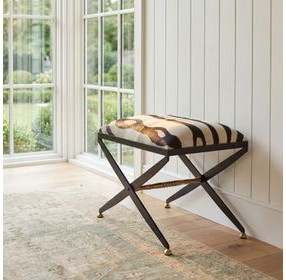 Liddy Hair-On-Hide Stool