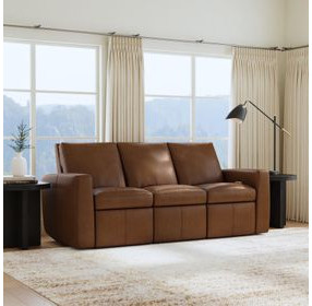 Aria Sedona Brown 85" Zero Gravity Power Reclining Sofa with USB Charging