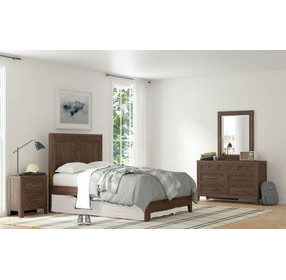 Carlson Harvest Brown Full Panel Bed