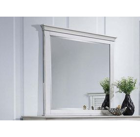 Franco Antique White Mirror