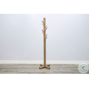 Willow Nest Natural Hat Rack with 8-Prong Hooks