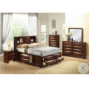 Ireland Espresso 2 Drawer Nightstand